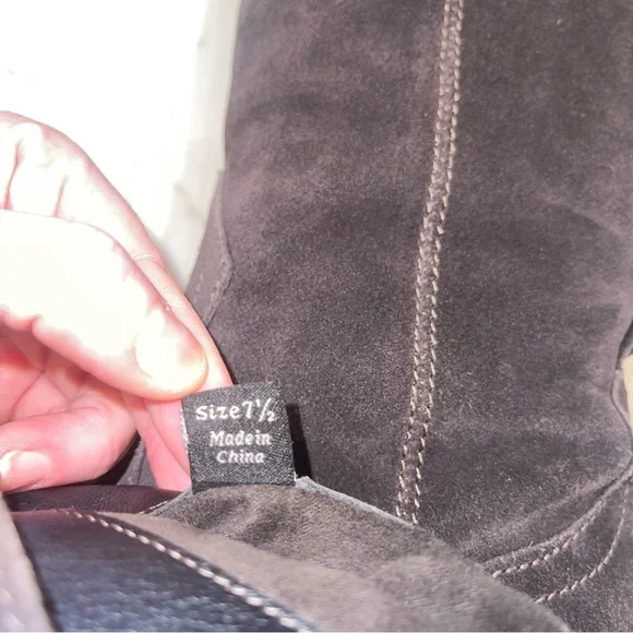 Dolce Vita Over-the-Knee Suede Boots in Gray - Picture 16 of 16